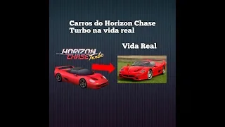 Carros do Horizon Chase Turbo na vida Real!