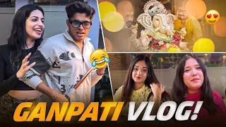 Ganpati Vlog GodLike! (Girls Bootcamp, BTS & more) 💙💛