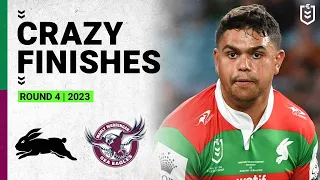 Crazy NRL Finishes | Rabbitohs v Sea Eagles | Round 4, 2023