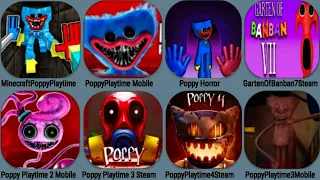 Poppy Playtime Minecraft ,Garten Of Banban 7 - ENDING : Jumbo Josh Fights and Kills Everyone,Poppy3