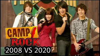 Camp rock cast 2008 vs 2020