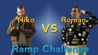 GTA IV Niko VS Roman Ramp Challenge (GTA IV Machinima)