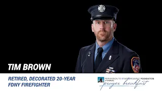 FDNY firefighter Tim Brown shares his 9/11 story | Permission To Start Dreaming Foundation