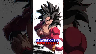 Every version of Super Saiyan 4?!