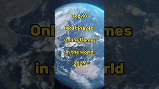 Top 10 Most Played Online Games in the World || Editing Zone || #shorts #top10 #trending