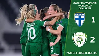 HIGHLIGHTS | Finland WNT 1-2 Ireland WNT - 2023 FIFA Women's World Cup Qualifier