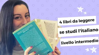 Four Italian books to read if you are learning Italian - intermediate/upper intermediate (with subs)