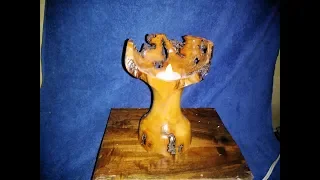 Wood Turning a Madrone Branch into a Special Gift