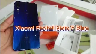 Unboxing Xiaomi Redmi Note 7 Blue color | Global version
