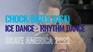 CHOCK / BATES (USA) | Ice Dance Rhythm Dance | Norwood 2022 | #GPFigure