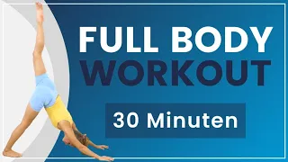 30 Min. Full Body Workout ohne Springen ➡️ Cardio & Muskeln aufbauen