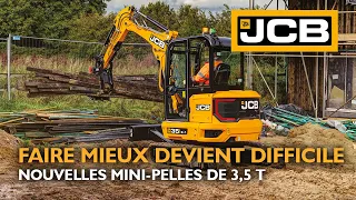 Nouvelles mini-pelles JCB 35Z-1 et 36C-1