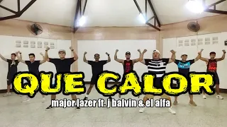 #QUECALOR #MAJORLAZER #JBALVIN #ELALFA QUE CALOR by Major Lazer | ZUMBA | #ZINCREWNICE