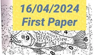 First Paper 16/04/2024 Thailand Lottery