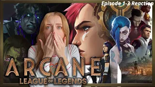 Watching *Arcane* for the first time and... OMG?! ~ Ep 1-3 Reaction