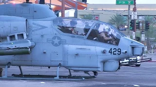 Marine Helicopters Land In The Middle Of Phoenix AZ
