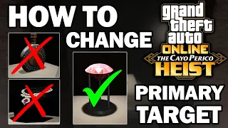 *January 2024* How To Change PRIMARY & SECONDARY Targets Cayo Perico - Pink Diamond - Gta Online PC