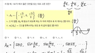 삼각함수의 그래프_난이도 상 (2020년 4월 교육청 고3 가형 21번)