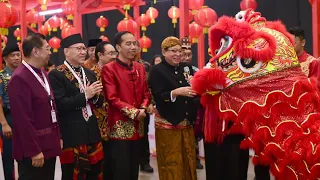 Presiden Jokowi Hadiri Perayaan Imlek Nasional 2020, Tangerang Selatan, 30 Januari 2020