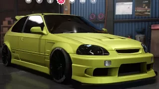 Need For Speed: Payback - Honda Civic Type-R (2000) - Customize | Tuning Car (PC HD) [1080p60FPS]