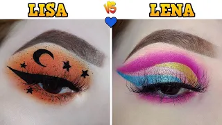 Maquiagens Para os Olhos LISA or LENA ❤️ EYE MakeUp TUTORIAL | Makeup Videos | Lisa and Lena #06