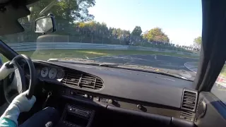 Nordschleife Porsche 944 turbo at a sunny sunday in october