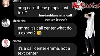 Kardashians at a Call Center // Kardashians Spoof // (tokyo revengers x y/n)