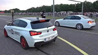 BMW M140i Pure Turbos (740HP) vs BMW 335i M Sport N54 Engine (500HP)