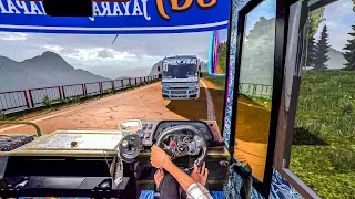 What Happens When a Bus Driver Loses Control eurotruck simulator 2 steering wheel gameplay|bus game