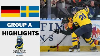 Sweden vs Germany Full Highlights | Group A | 2024 IIHF World Junior (12/28/2023)