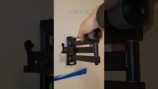 How to mount a tv in metal studs #viral #handyman #tv #tools