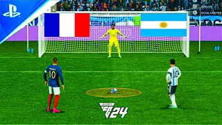 SPORTS FC 24.FRANCE VS ARGENTINA ! MESSI VS MBAPPE ! PENALTY SHOOTOUT ! FIFA WORLD CUP FINAL