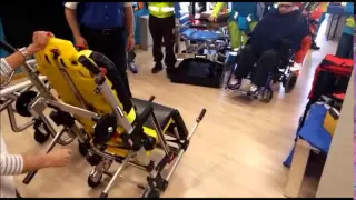 Cross Chair Stretcher/Transport chair | Demo at Spencer Day 2015