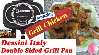 Dessini Grill Pan|Double Sided Grill Pan Recipe|Grill Chicken|How to use Double Grill Pan|Dessini