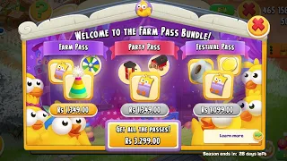 Hay Day Farm New Passes Details  | 2 New Passes | Festive Pass | Party Pass |  1150 Farm Pass Points