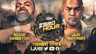 EDDIE KINGSTON vs JUN AKIYAMA | AEW Zero Hour: Full Gear Pre Show, 11/19/22
