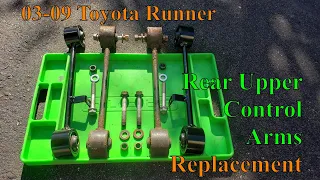 How to Replace Rear Upper Control Arms 03-09 Toyota 4Runner