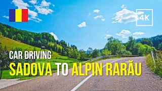 [4K 60fps] Driving In Romania - Scenic Car Drive from Sadova to Alpin Rarău, Suceava, Romania