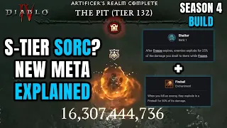 Sorc Back in S-Tier? NEW META EXPLAINED for Pit 132 Diablo 4 Season 4