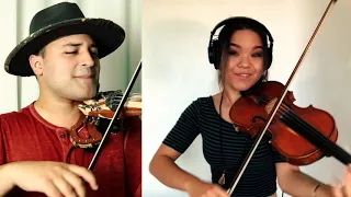 DANCE MONKEY - Tones and I violin cover by Mia Asano and Jonathan H Warren