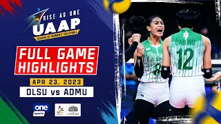 DLSU vs. Ateneo round 2 highlights | UAAP Season 85 Women's Volleyball - Apr. 23, 2023