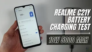 Realme C21Y Battery Charging test 0% to 100%