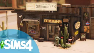 Strangerville Garage and Cafe/Diner || Sims 4 Speedbuild || CC List || Realistic