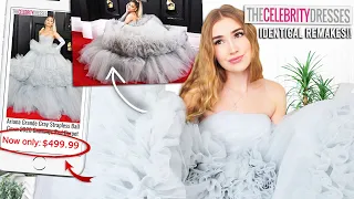 TRYING ON CELEBRITY DRESS REMAKES !! *thecelebritydresses.com* is it worth the $$!?