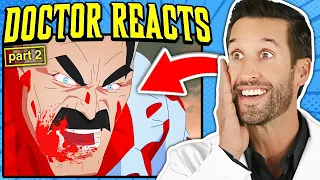 ER Doctor REACTS to WILDEST Invincible Medical Scenes #2