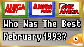 Cover Disk Face Off - February 1993 : Amiga Format, Amiga Power and One For Amiga!