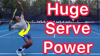 How To Hit Faster Serves (Félix Auger-Aliassime Tennis Serve Technique)