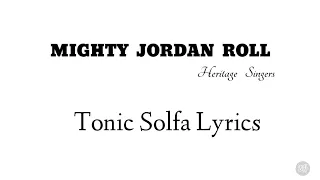 Mighty Jordan Roll | Tonic Solfa Lyrics