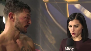 UFC 206: Cub Swanson Backstage Interview