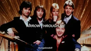 Wings - Arrow Through Me (Lyrics/sub)